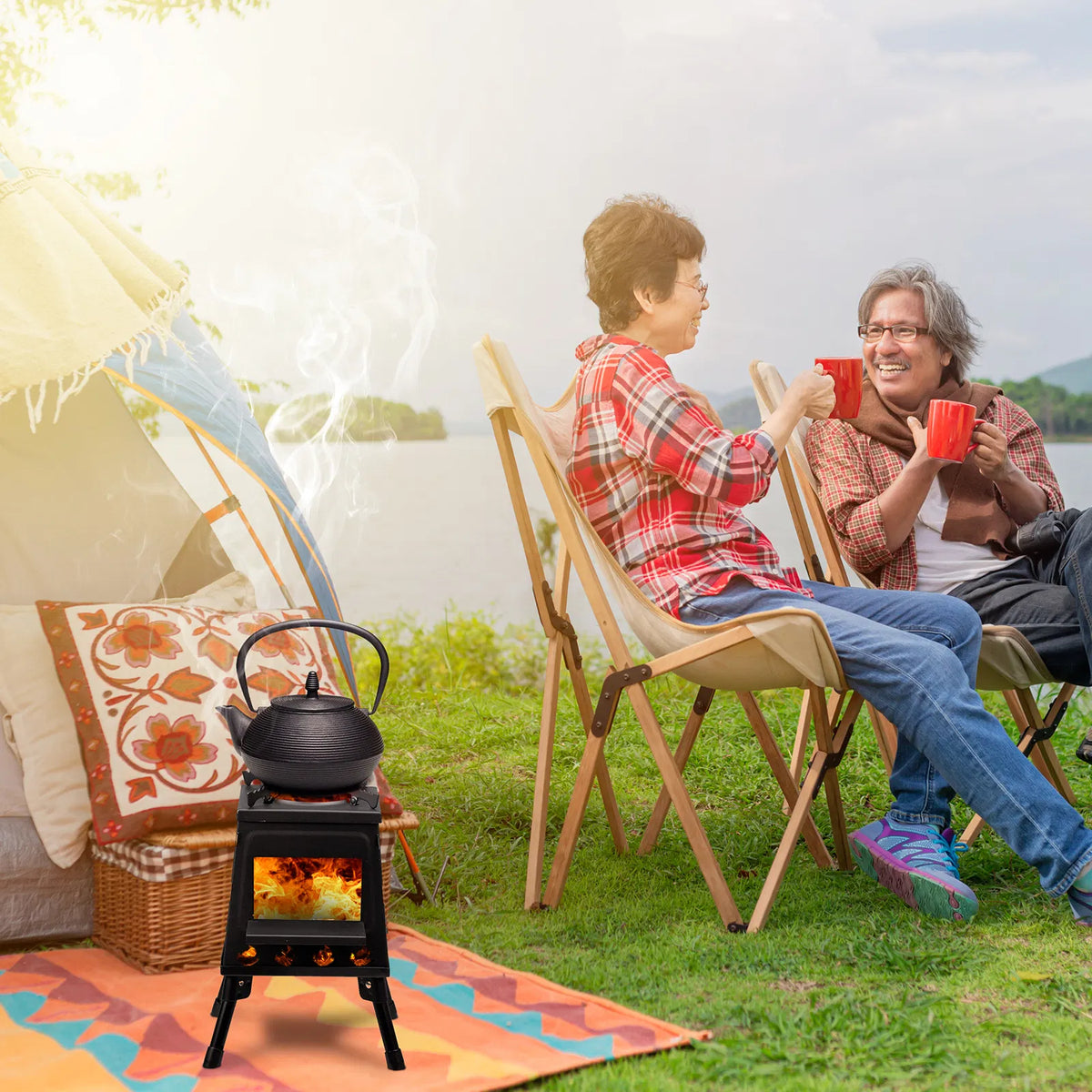 Portable Wood Burning Camping Stove