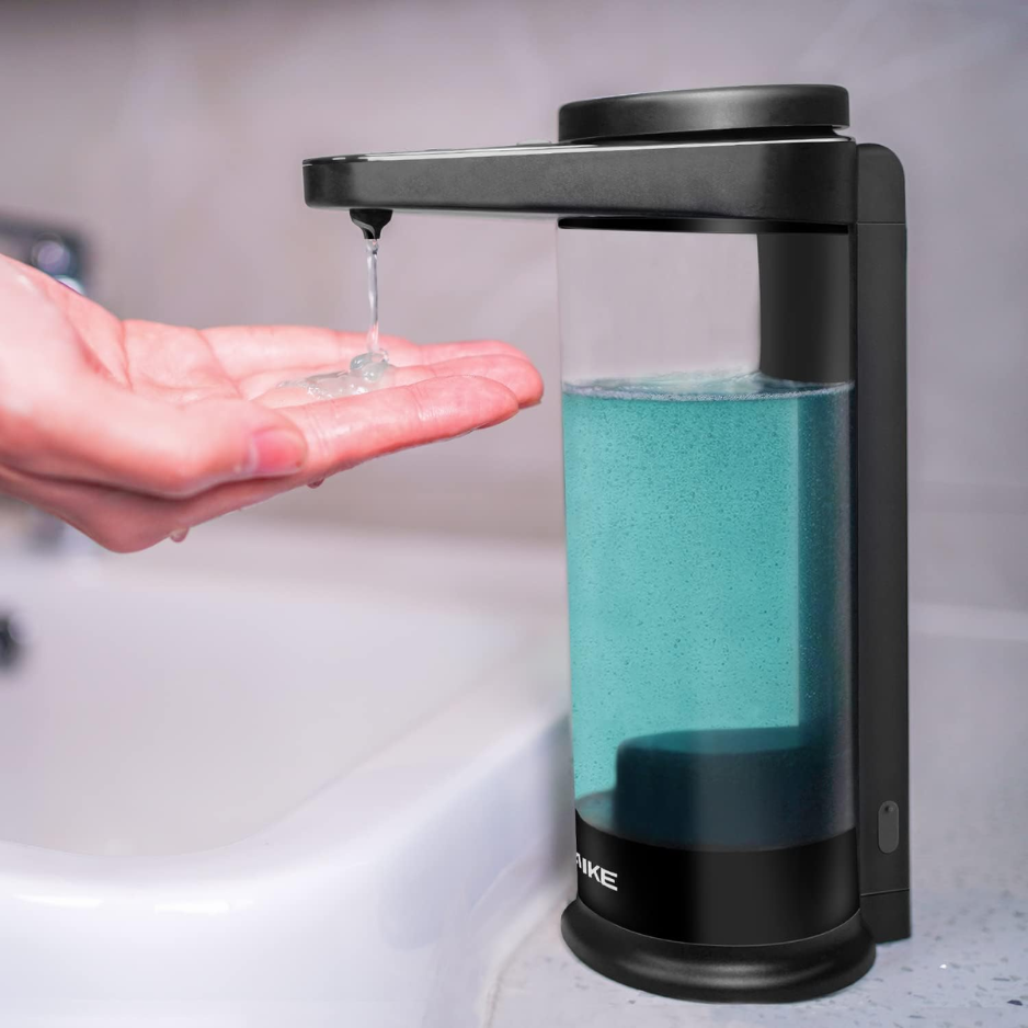 Automatic Dish Soap Dispenser, 17 oz, Black - image 4