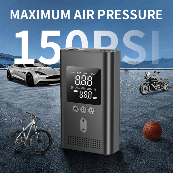 2-in-1 Jump Starter with 150PSI Tire Inflator