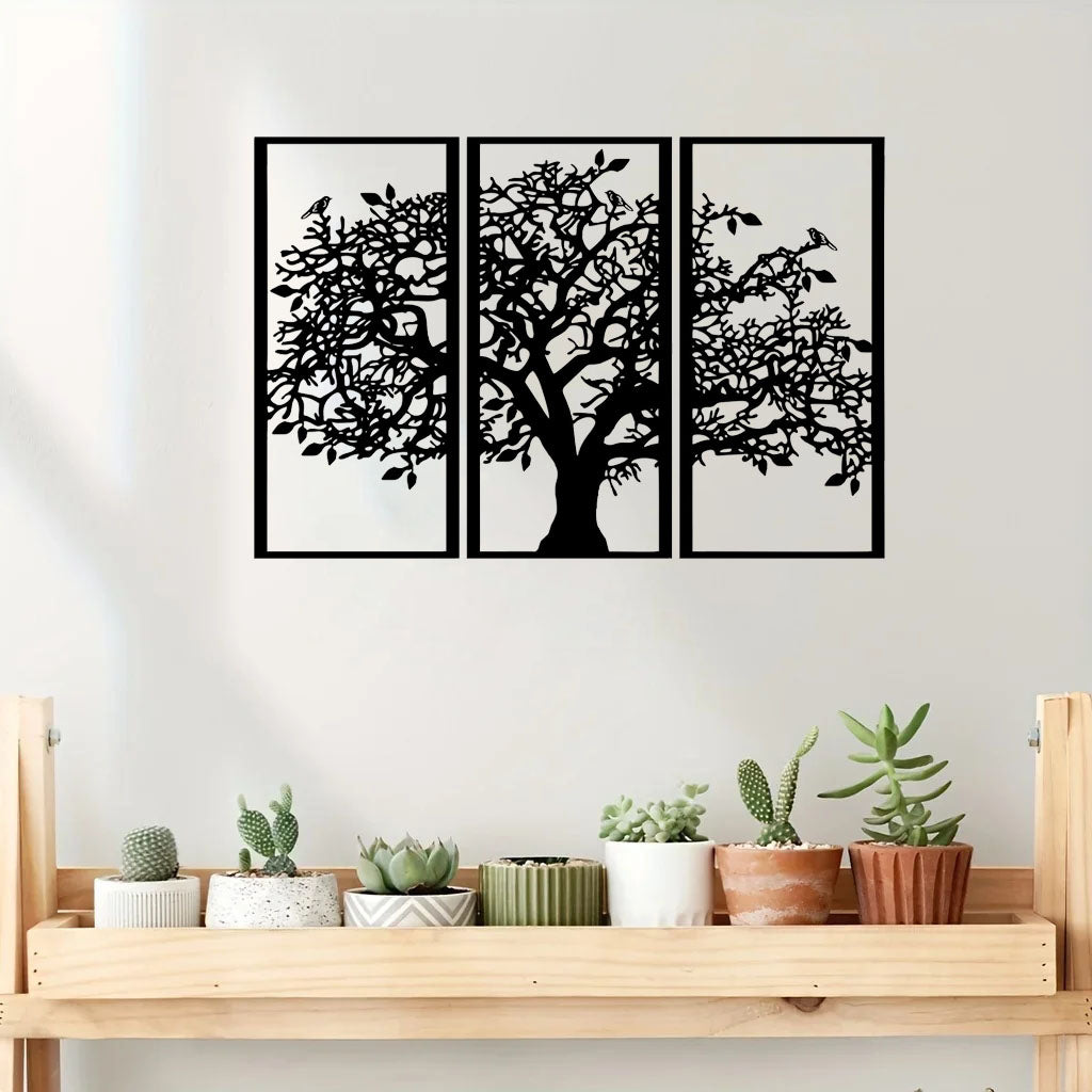 Tree of Life Metal Wall Art, 3 Panels - image 5