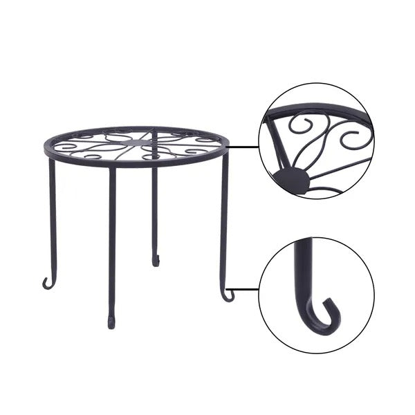 Metal Plant Stand, 4-in-1 Round Pot Holders