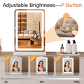 LED Vanity Mirror, 13 x 17 in