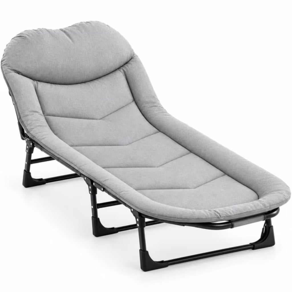 Folding Padded Camping Cot with Pillow - image 3