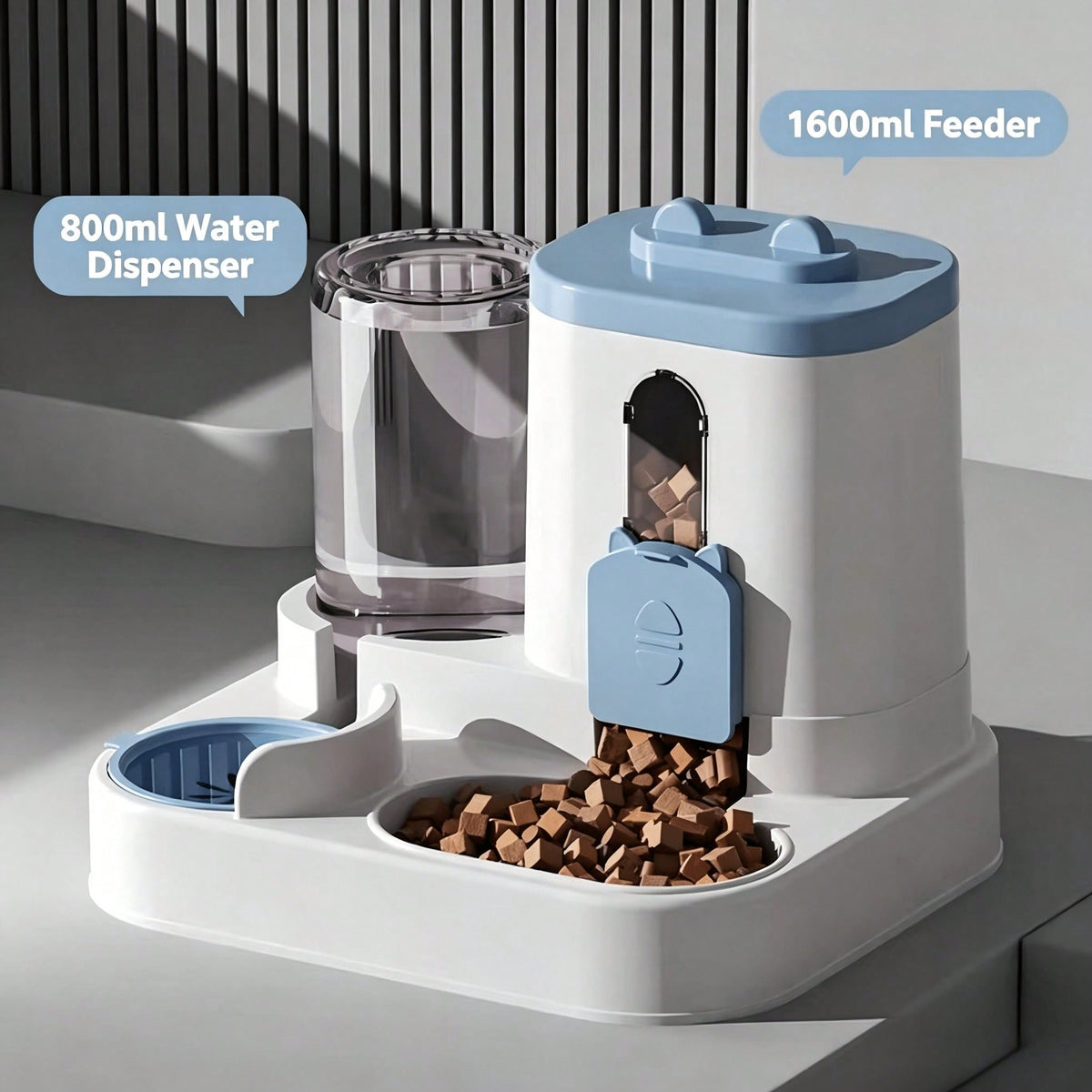 2-in-1 Gravity Pet Feeder and Waterer - image 5