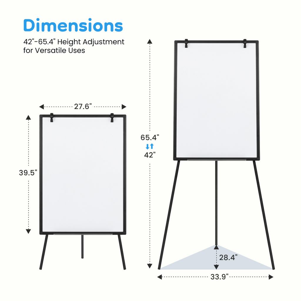 Magnetic Whiteboard with Tripod Easel, 36 x 24 in - image 3