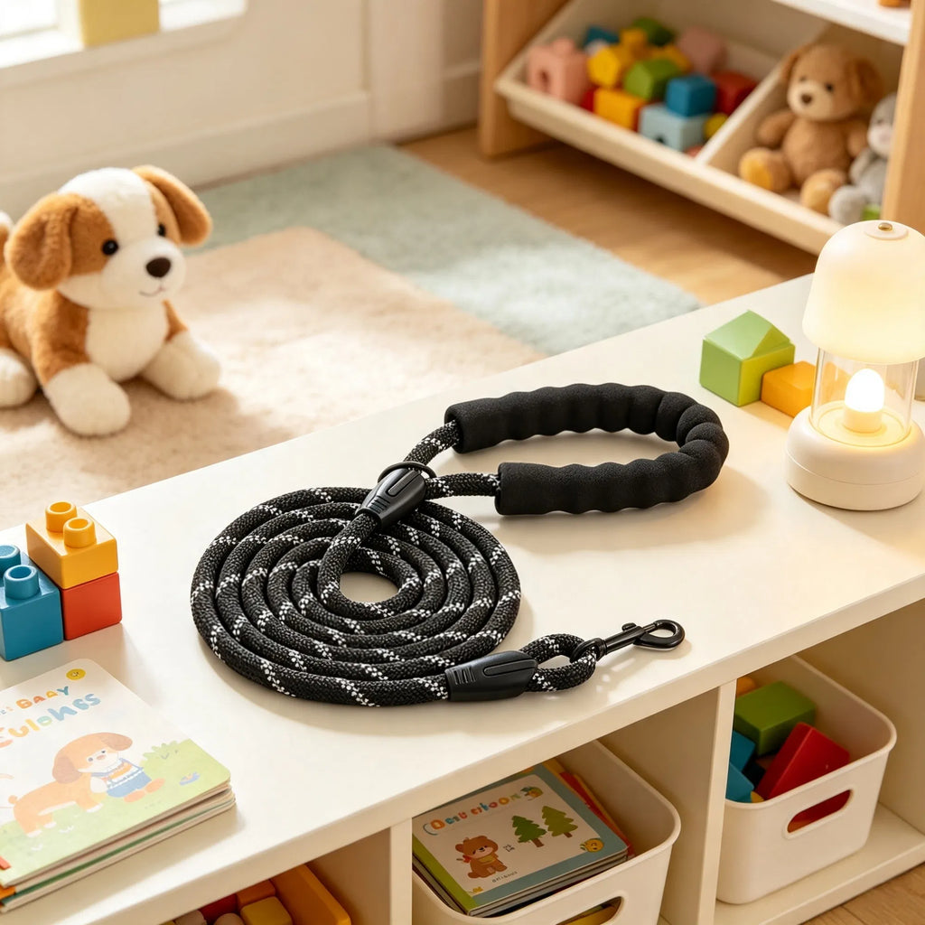 Rope Dog Leash, 6 ft, Reflective - image 6