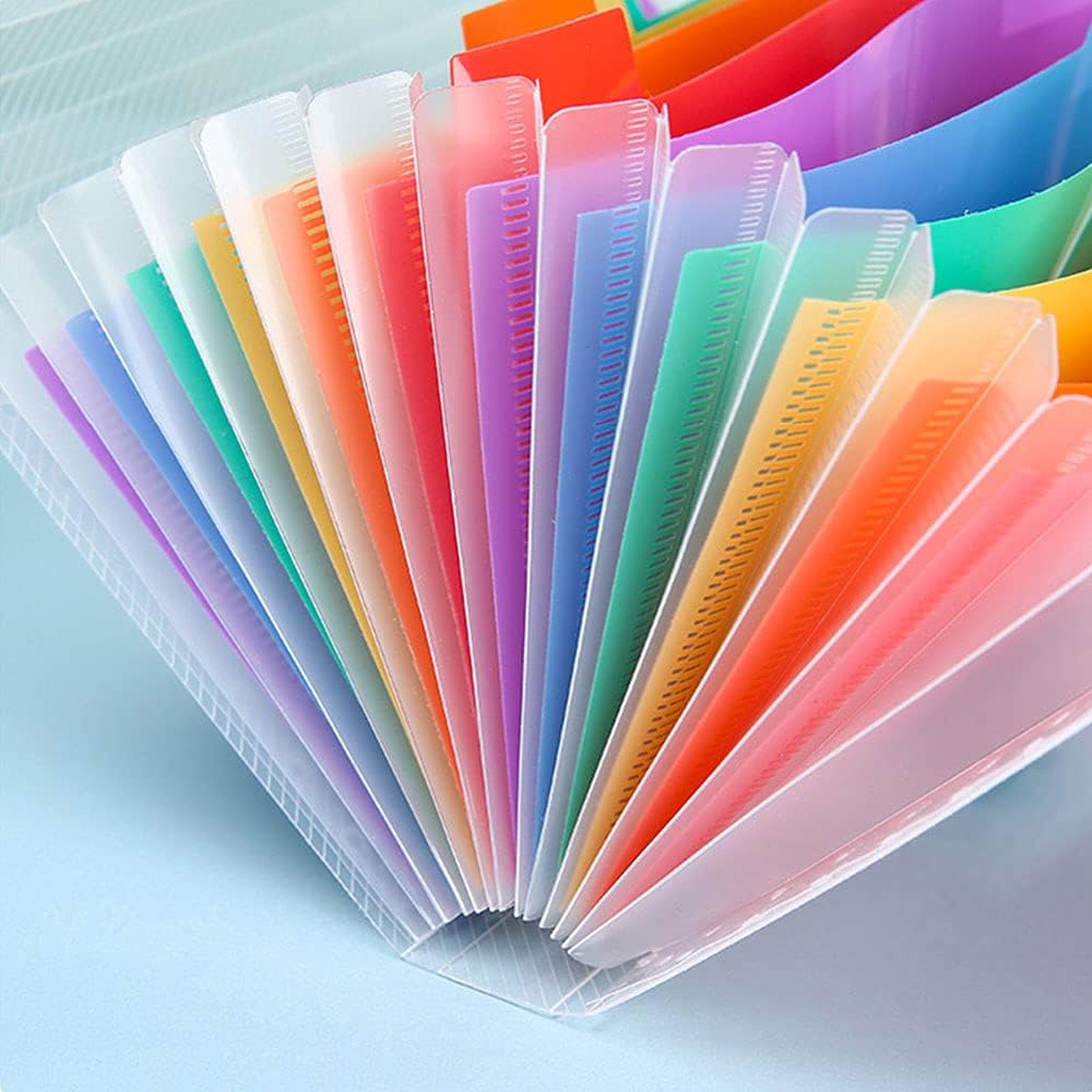 Expanding File Organizer, 13 Pockets, Rainbow - image 7