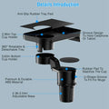 Car Cup Holder Expander with 360-Degree Rotating Tray