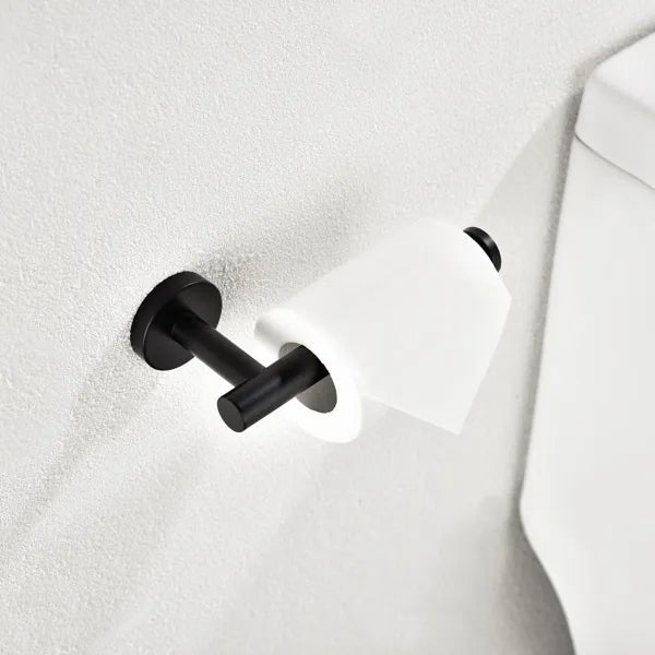 Toilet Paper Holder, Matte Black Stainless Steel, 2 Pack - image 4