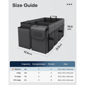 Collapsible Trunk Organizer Basket for SUV and Car, 46L