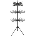 3-Tier Foldable Clothes Drying Rack, 70 in, 24 Clips
