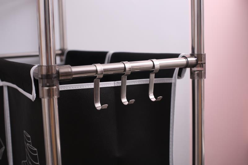 3-Tier Laundry Sorter with 4 Removable Bags - image 4