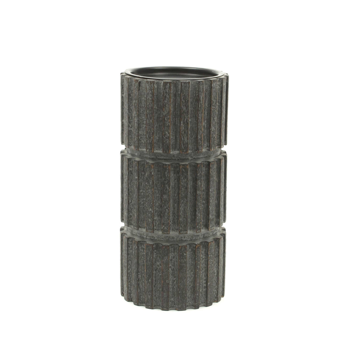 Fluted Pillar Candle Holder, 12 in - image 2