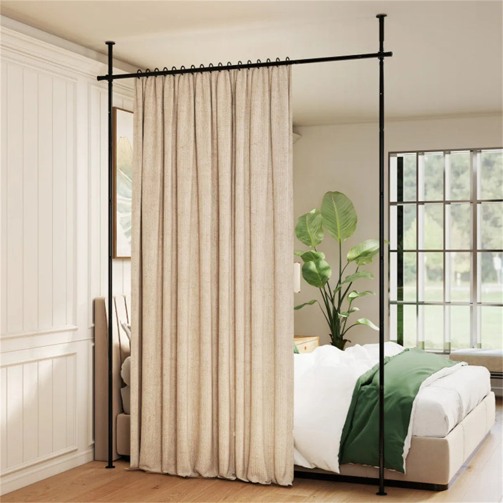 Room Divider Curtain Rod, Floor-to-Ceiling Tension - image 9