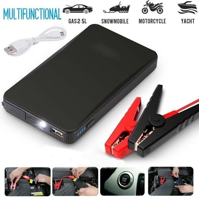 Slim Car Jump Starter & 20000mAh Power Bank