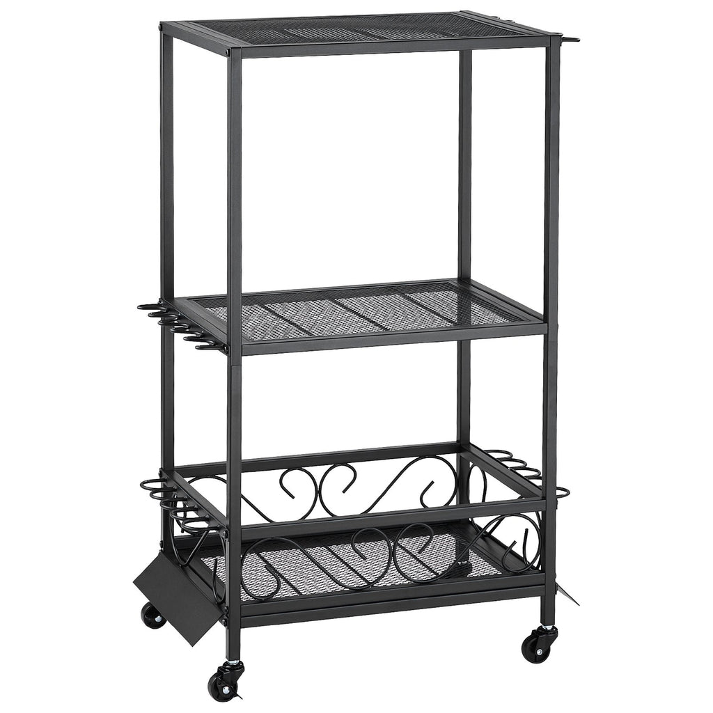 Rolling Fishing Rod Holder Cart, Holds 10 Rods - image 4