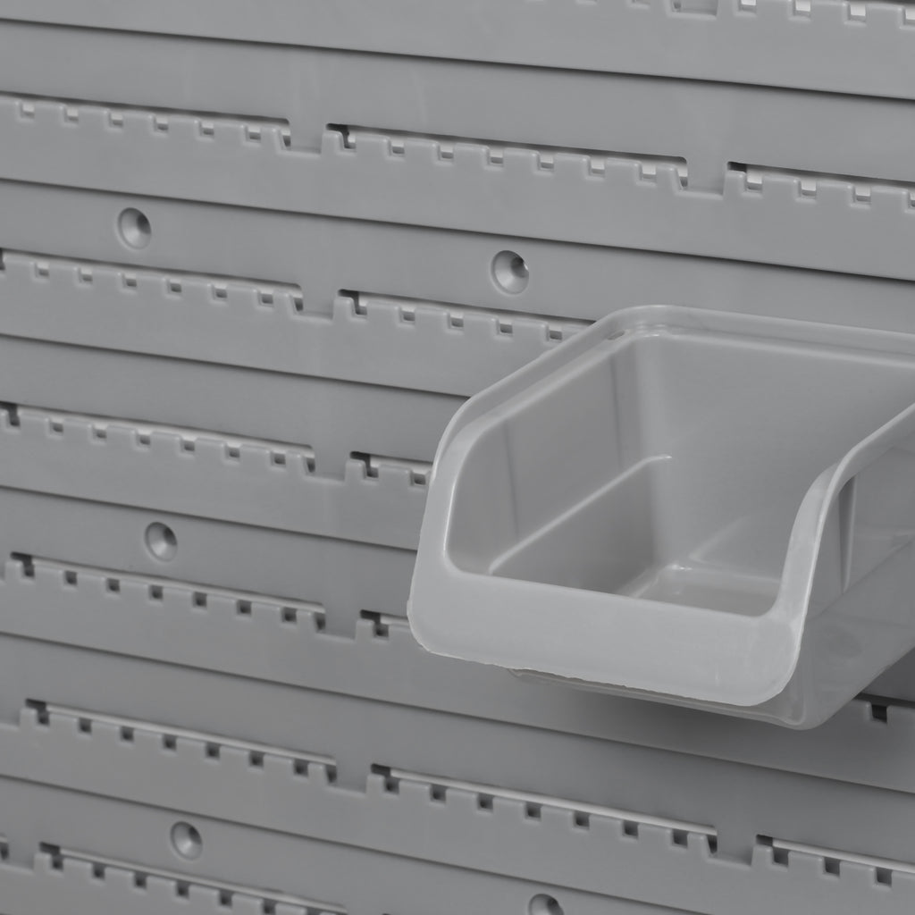 44-Piece Wall Pegboard Organizer Kit with Bins