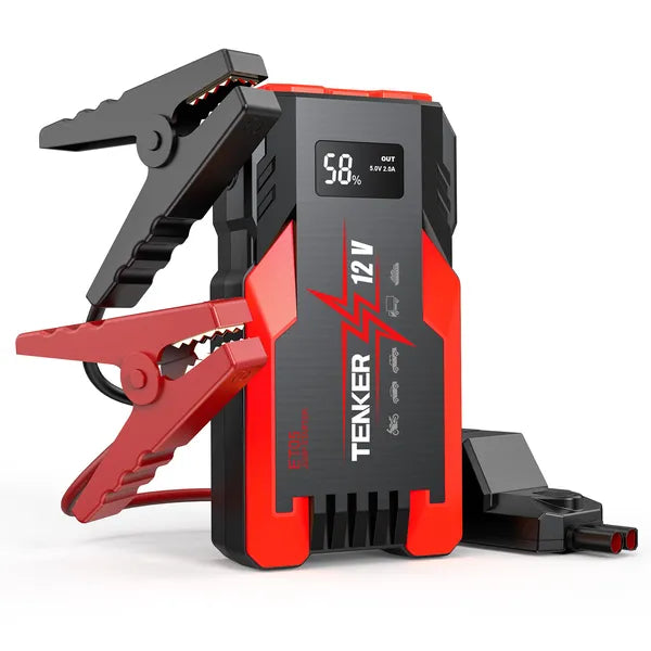 4000A Peak Car Jump Starter with LCD Display