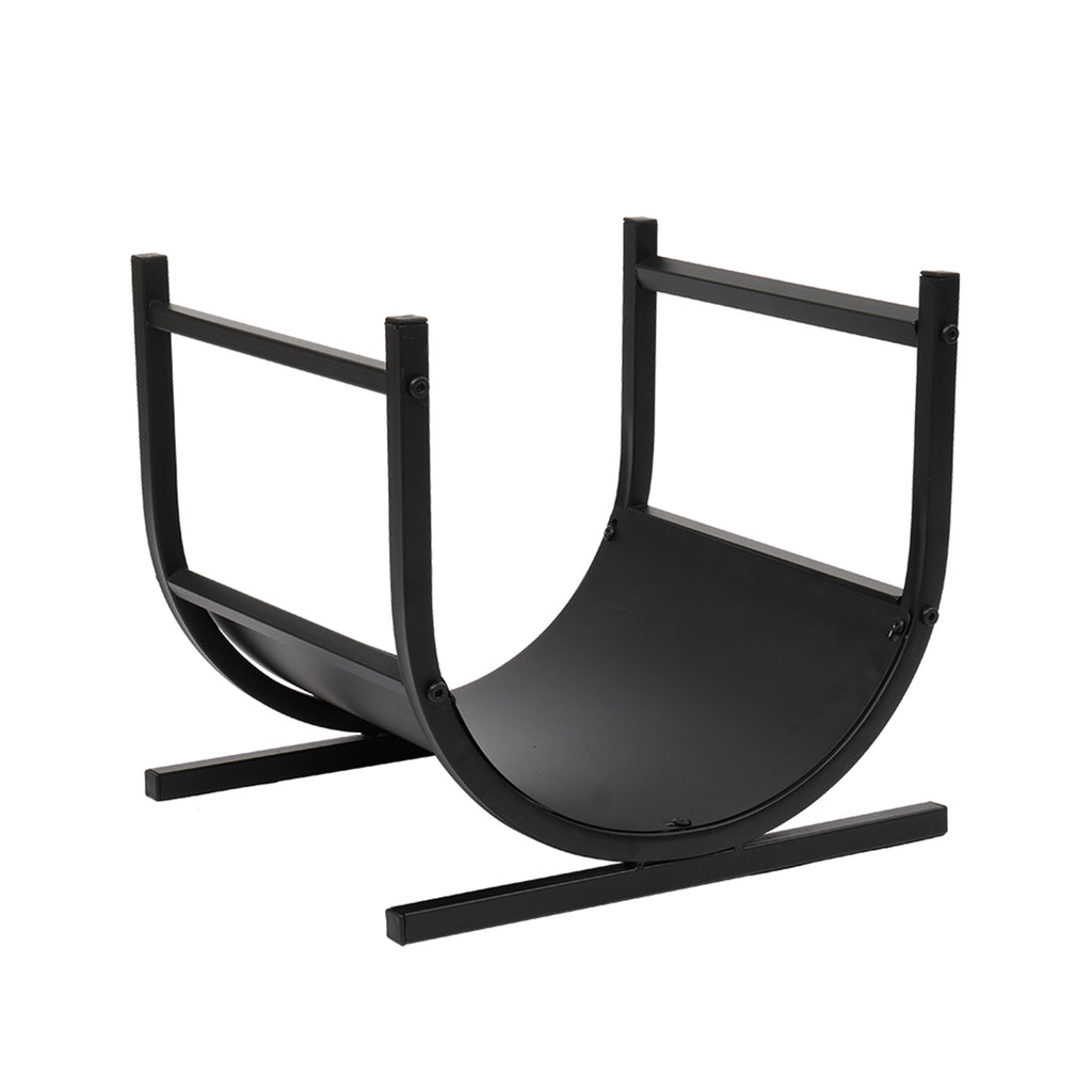 U-Shape Firewood Holder, Black - image 3