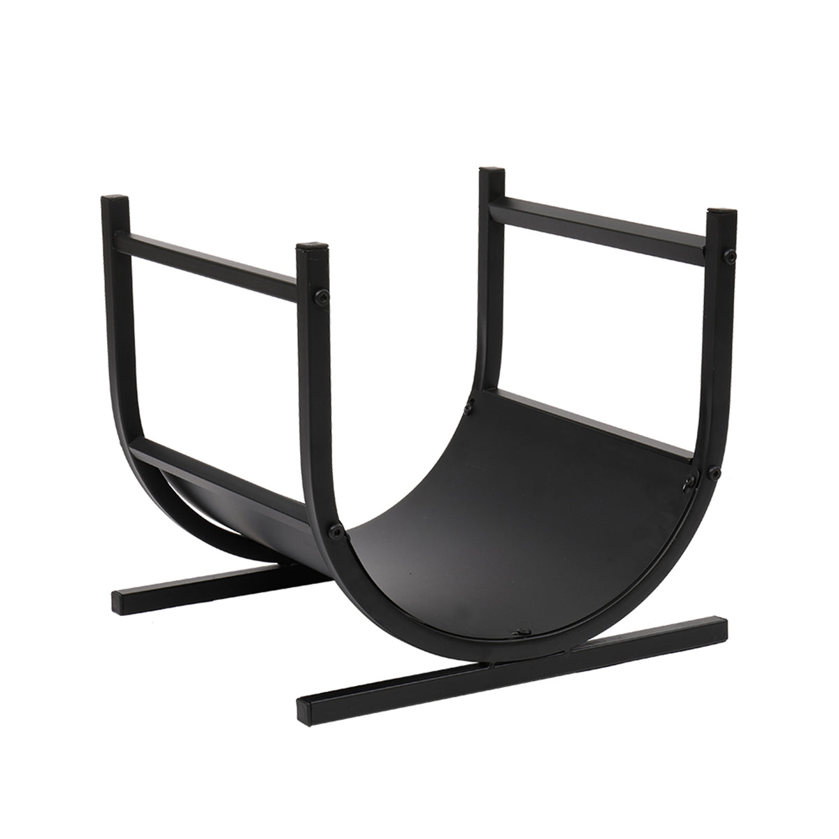 U-Shape Firewood Holder, Black - image 3