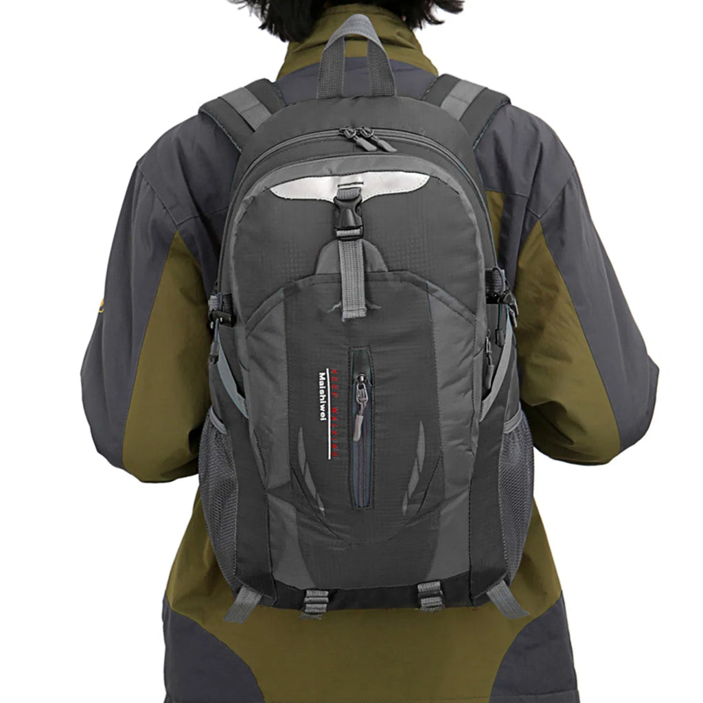 36L Water-Resistant Hiking Backpack, Black - image 4