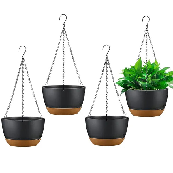 Self-Watering Hanging Planters, 4 Pack - image 4