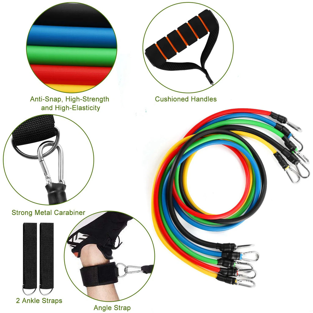 Resistance Bands Set, 11 Pieces - image 7