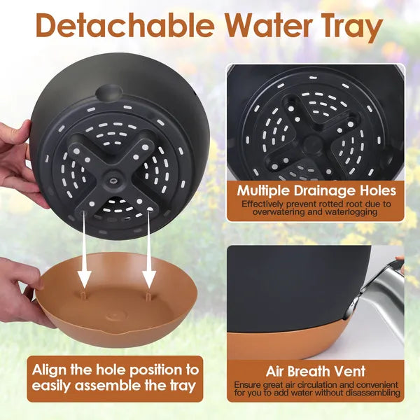 Self-Watering Hanging Planters, 4 Pack - image 2