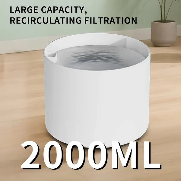 Pet Water Fountain, 2.5 L, White - image 6