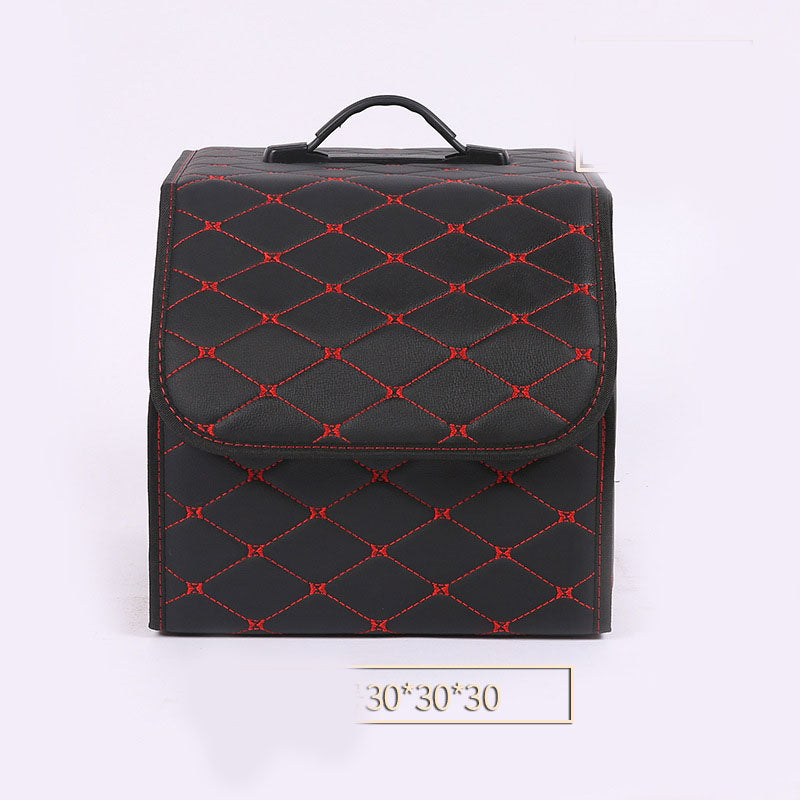 Quilted PU Leather Trunk Storage Box, Medium - image 4