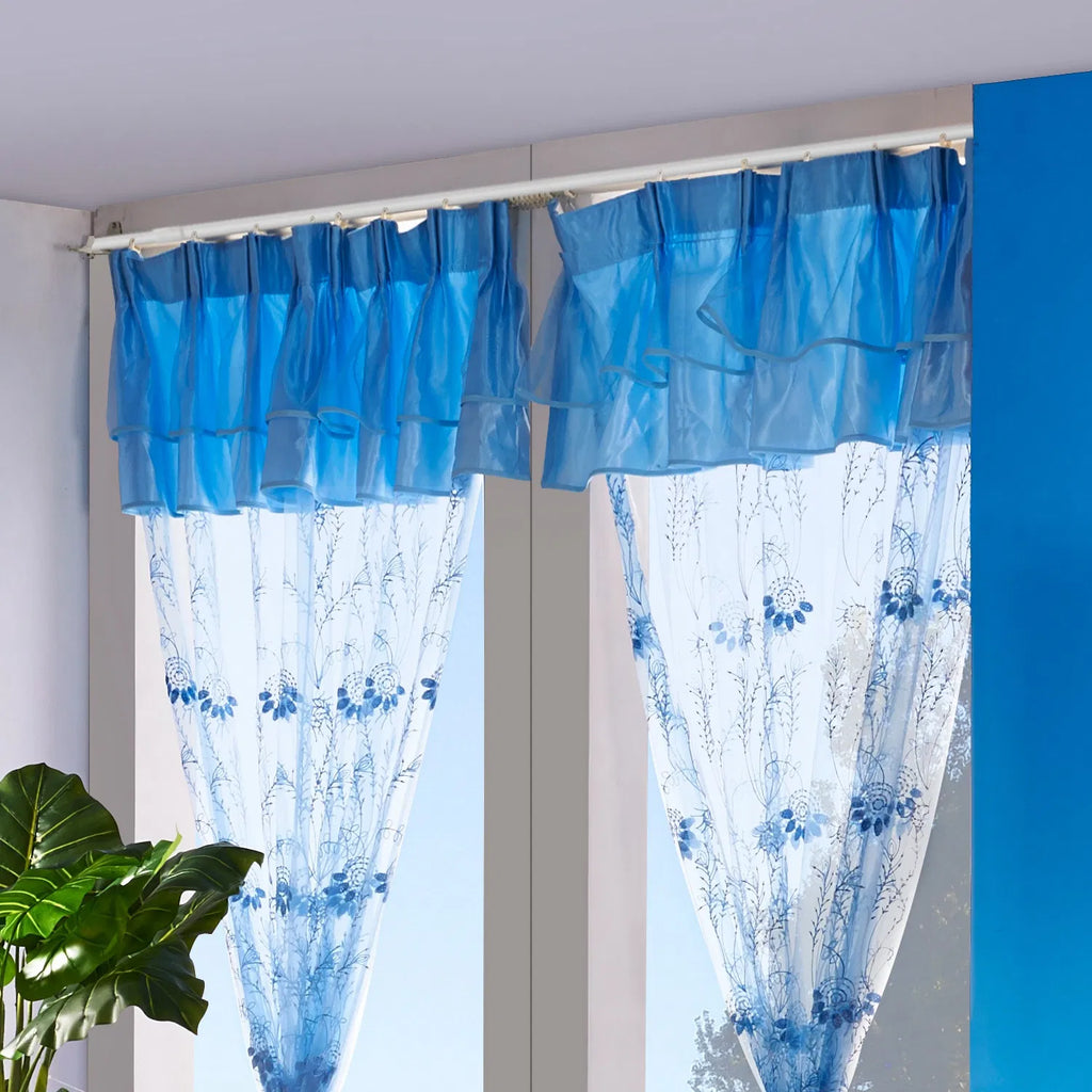 Spring Tension Curtain Rod, White - image 4