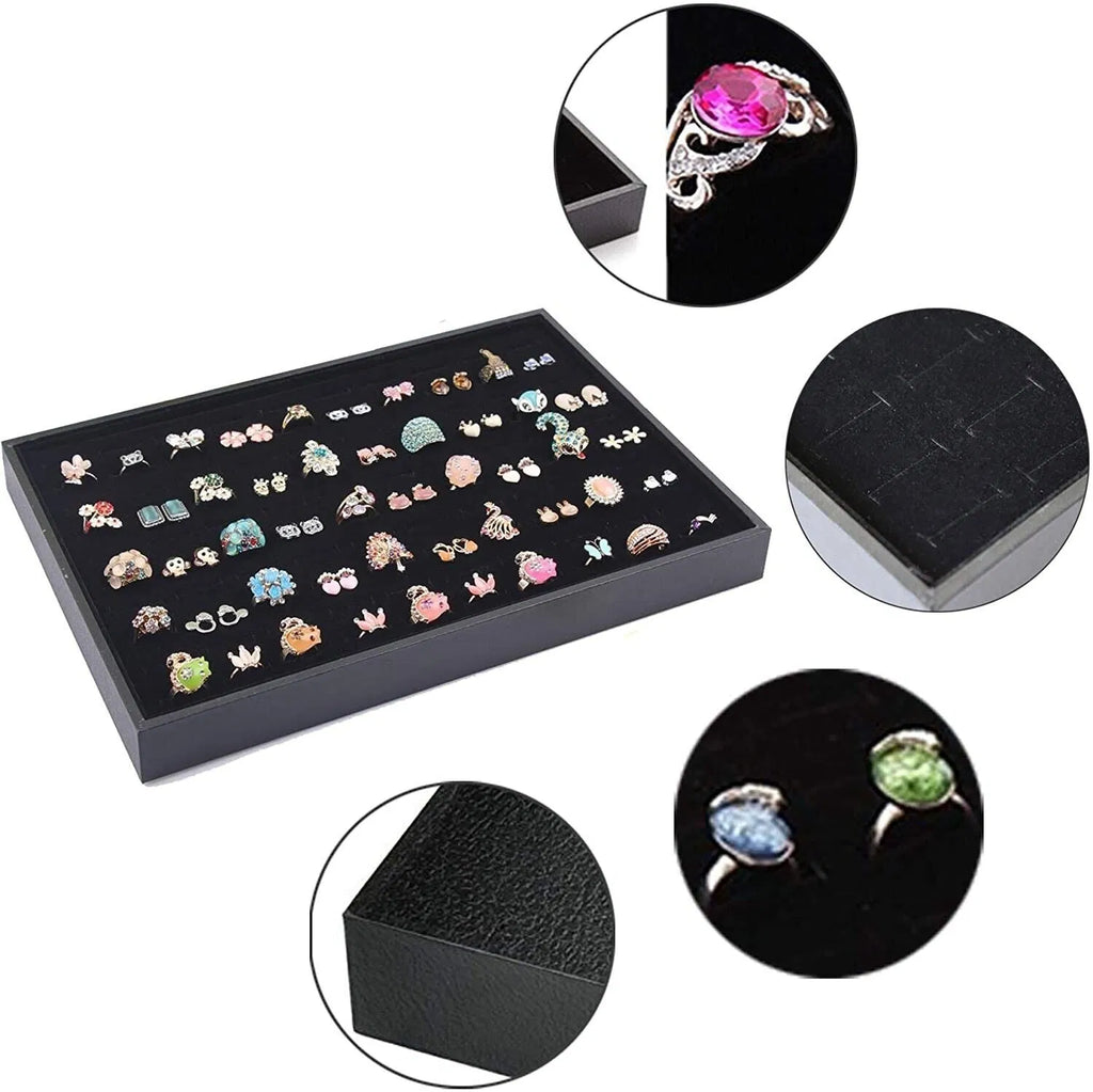 Jewelry Ring Display Case, 100 Slots - image 9