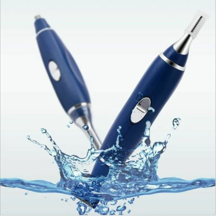 Nose, Ear and Eyebrow Trimmer, 3-in-1, Blue - image 3