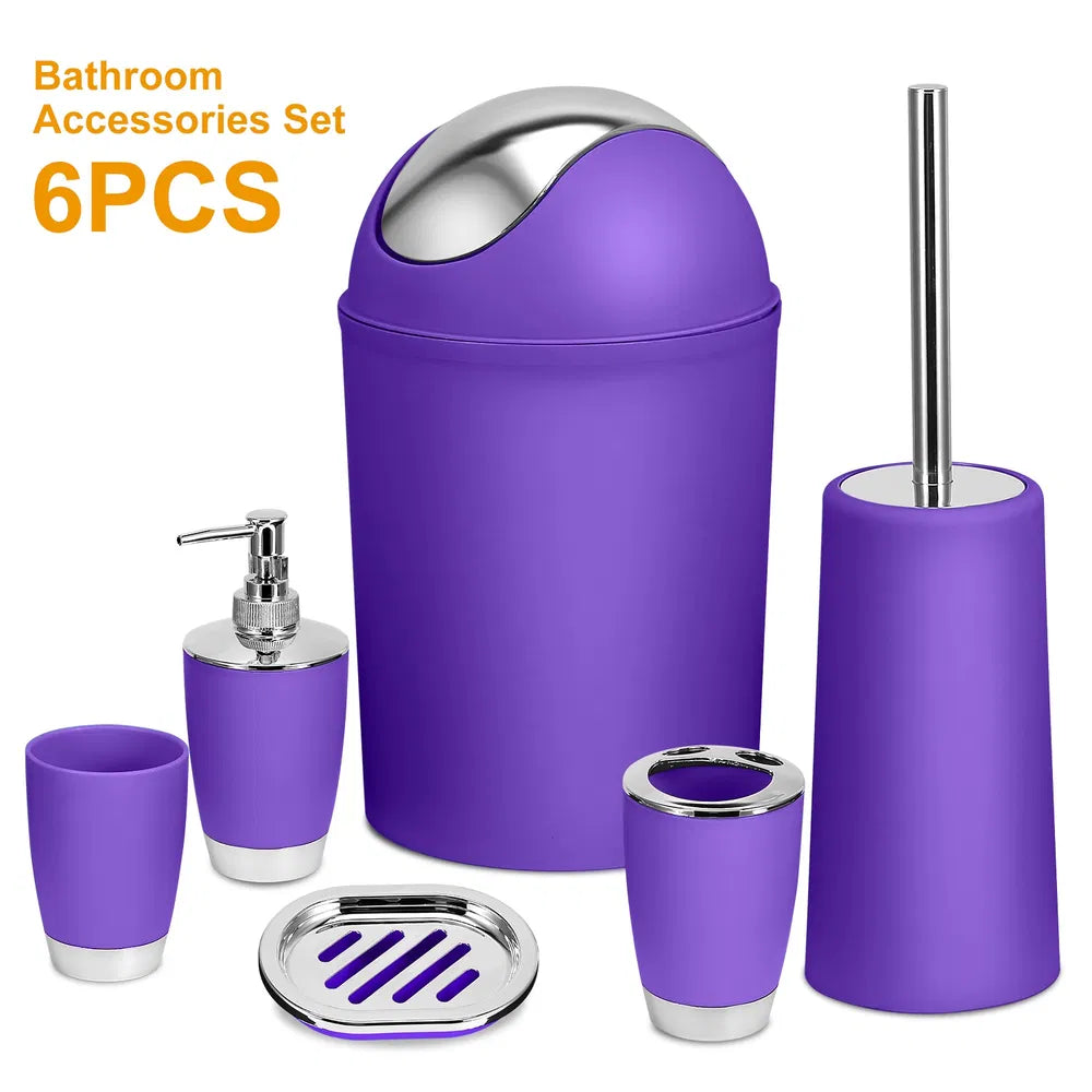 Bathroom Accessories Set, 6 Pieces - image 4
