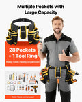 Magnetic Tool Belt, 28 Pockets