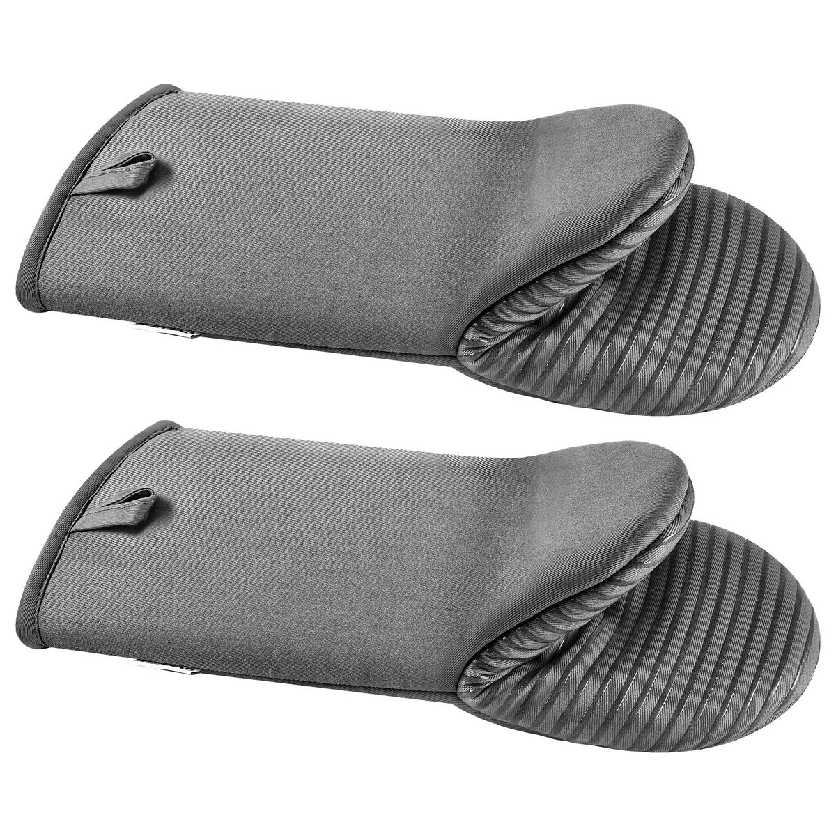 Mini Silicone Oven Mitts, Gray, Pair - image 4