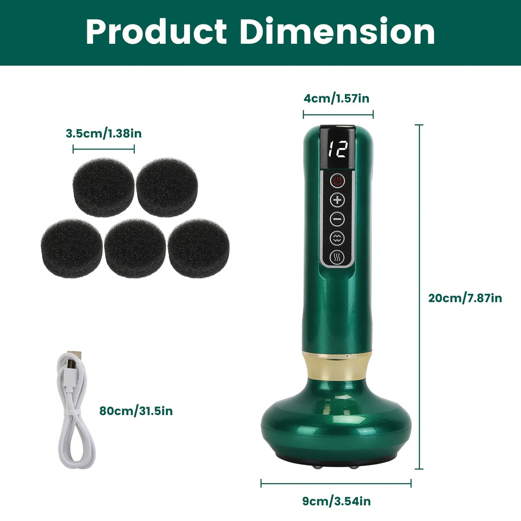 Handheld Vacuum Cupping Massager, 12 Levels - image 7