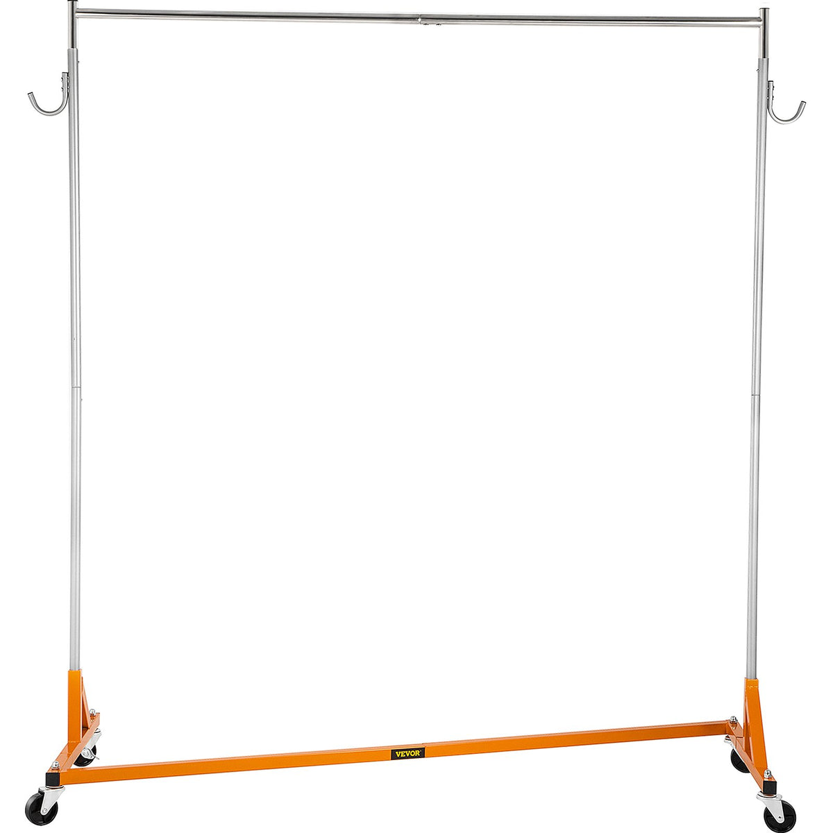 Rolling Z-Base Garment Rack, Height Adjustable - image 2