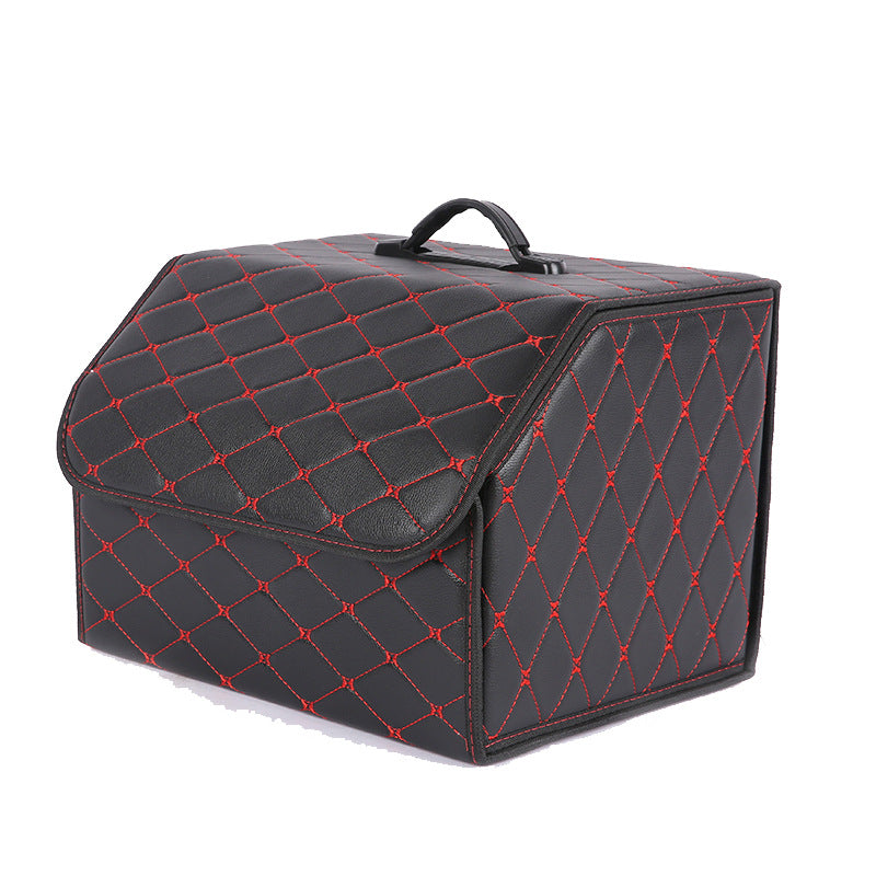 Quilted PU Leather Trunk Storage Box, Medium - image 2