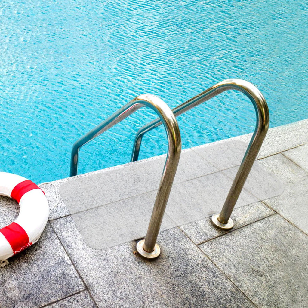Non-Slip Bath Tub Mat with Suction Cups, Clear - image 3