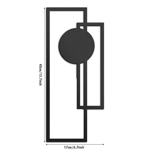 Abstract Line Iron Wall Art, Set of 2 - image 5