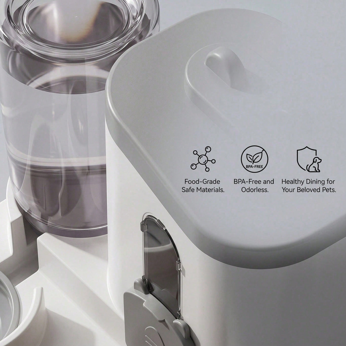 2-in-1 Gravity Pet Feeder and Waterer - image 4