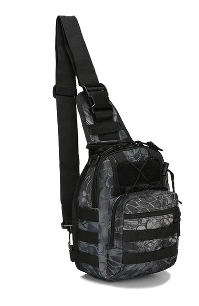 Tactical Sling Chest Bag, Python Black