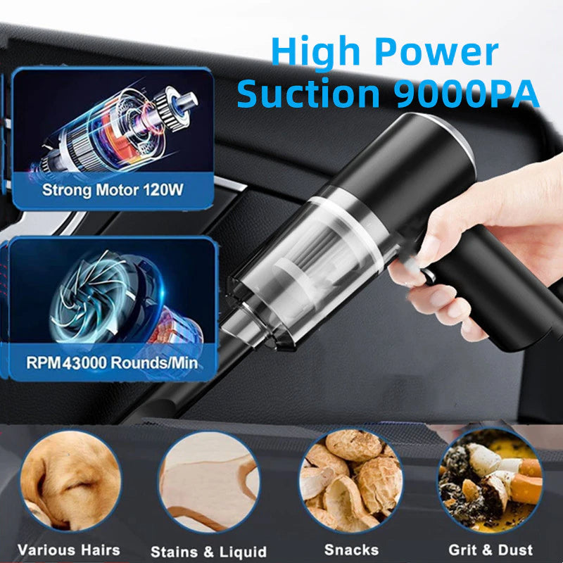 Mini Cordless Handheld Vacuum, 120W - image 3