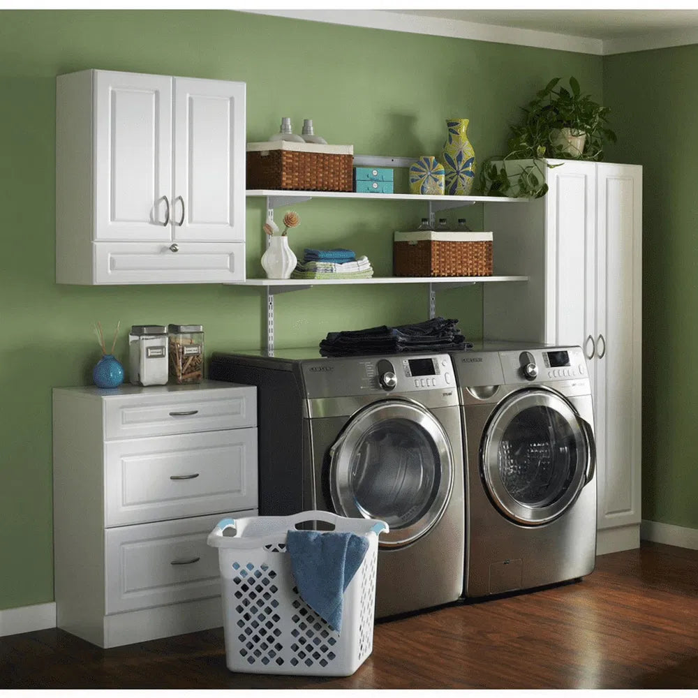 Tall Plastic Laundry Basket, 2 Bushel, 2 Pack, White - image 6