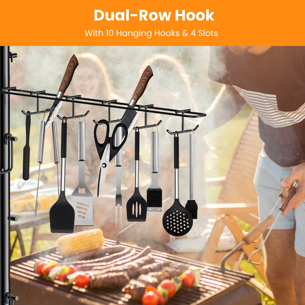 Standing BBQ Griddle Caddy with Paper Towel Holder - image 3
