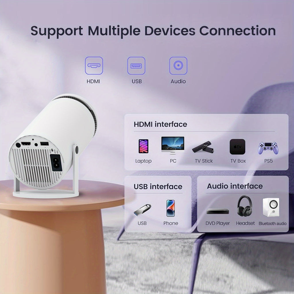 Portable Smart Projector with WiFi 6 and Bluetooth - image 2