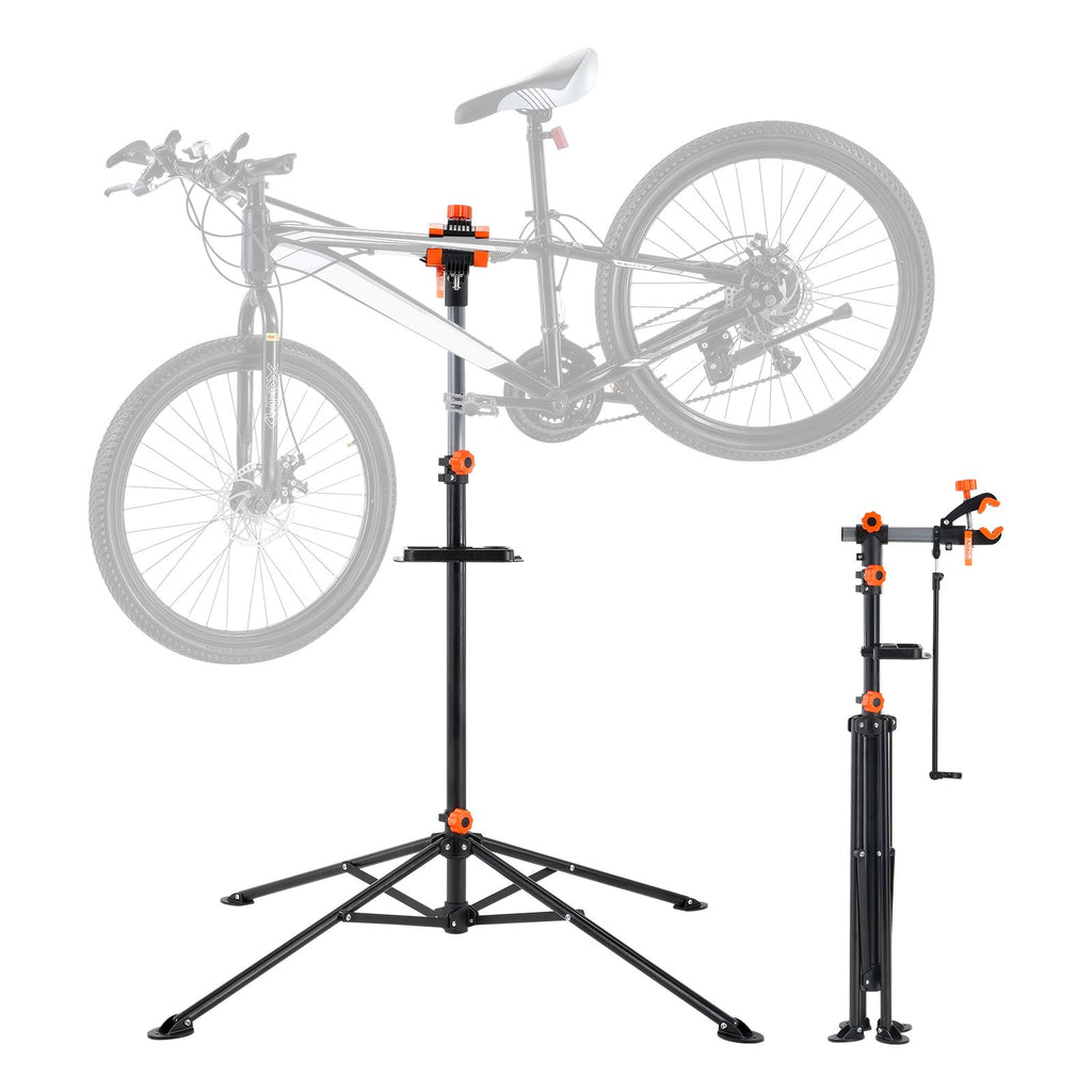 Bike Repair Stand, 80 lb, Steel, with Tool Tray - image 3