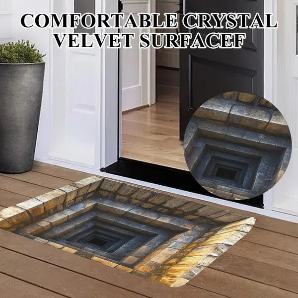 3D Illusion Doormat, Stone Pit Design - image 3