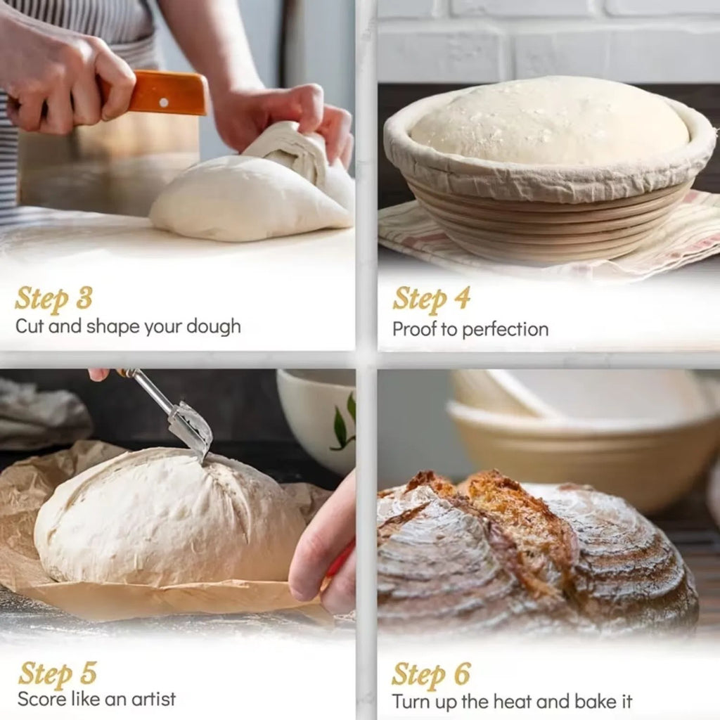 Bread Proofing Basket Set, 9 in Round